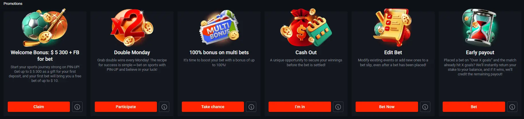 Bônus Pinup Bet para apostas esportivas no Brasil